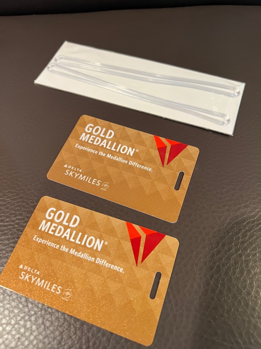 Delta Skymiles Gold Medallion luggage tags